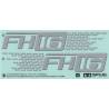 Autocollants pour Volvo FH16 750 XL 4x2 Tamiya (Stickers et transferts métal) - TAMIYA 9490132