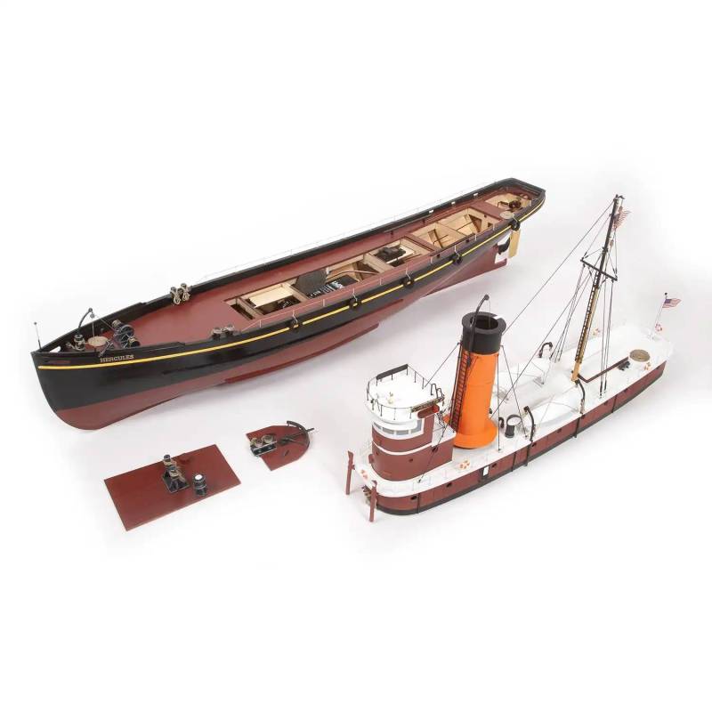 US Tugboat HERCULES 1/50 all-wood kit by OCCRE - OCCRE 61002