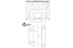 Tamiya M Parts for Volvo FH16 750 XL 4x2 (XL roof and high deflector) - TAMIYA 9115579