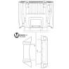 Grappe M pour Volvo FH16 750 XL 4x2 Tamiya (Toit XL et déflecteur haut) - TAMIYA 9115579