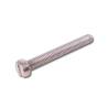 25 Slotted cheese head screws M1.2X4 stainless steel A2 DIN 84 screws