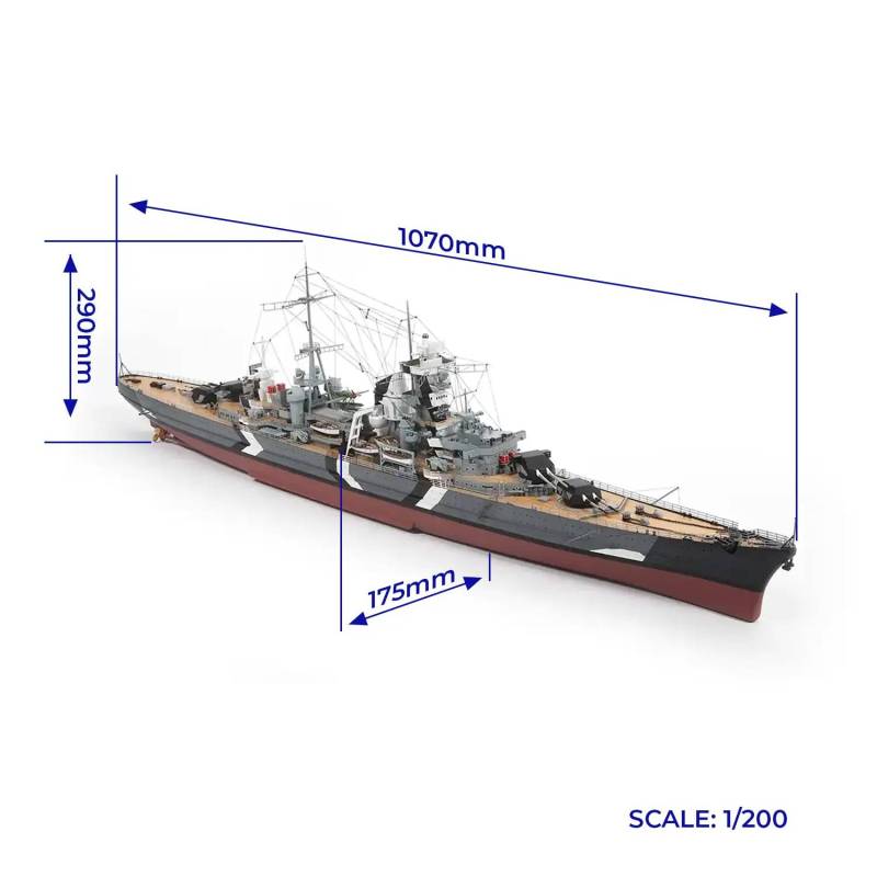 Kit du croiseur lourd Prinz Eugen 1/200 de OCCRE