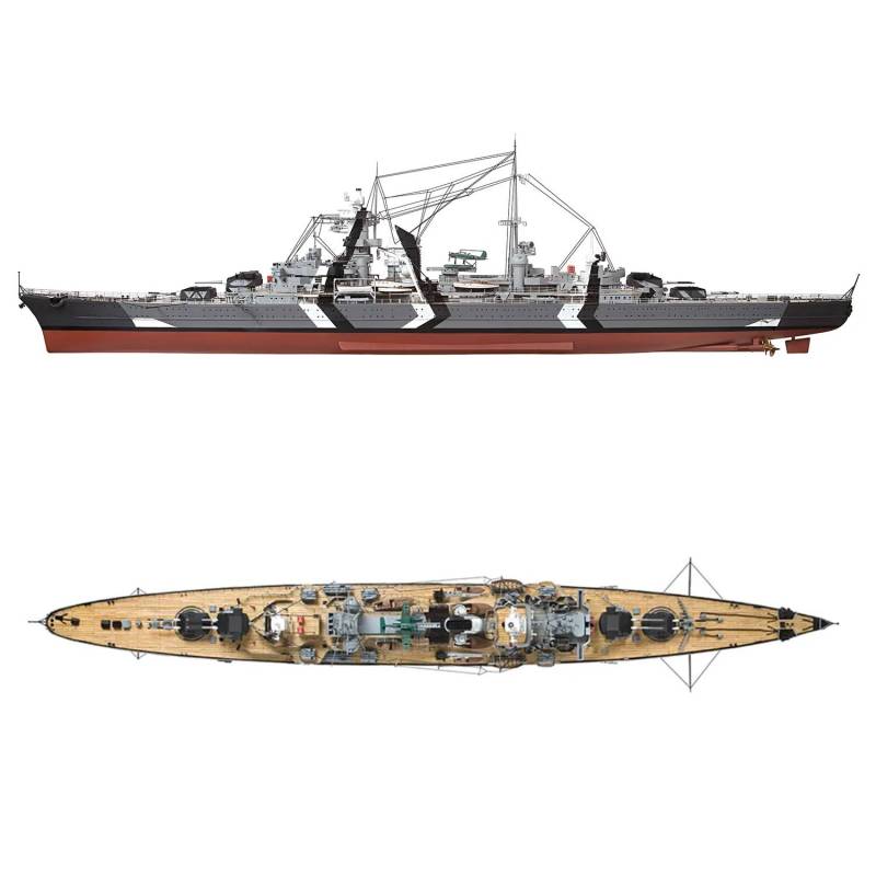 Kit du croiseur lourd Prinz Eugen 1/200 de OCCRE