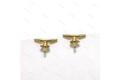 2 Brass cleats 10mm