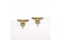 2 Taquets en laiton 10mm