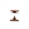 2 Taquets en métal bruni 20mm