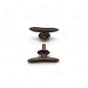 2 Taquets en laiton bruni 25mm