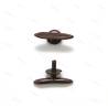 2 Taquets en laiton bruni 25mm