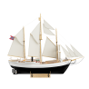 FRAM - Navire d'exploration polaire 1/50 - Turkmodel - Modell-Tec