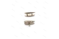 2 13mm nickel-plated metal cleats