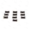 10 Taquets 7mm en plastique
