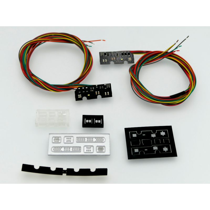 Platines de leds Servonaut pour feux arrière de Volvo FH16 tracteur Tamiya - Servonaut LH6FH4x2