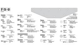 Tamiya F Metal Parts Bag for Volvo FH16 750 XL 4x2 - TAMIYA 9406450