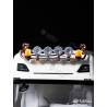 Rampe de feux haute avec feux ronds et gyrophares pour Scania 770S 1/14 - Lesu S-1247-D