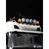 Rampe de feux haute avec feux ronds et gyrophares pour Scania 770S 1/14 - Lesu S-1247-D