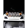 Rampe de feux haute avec feux ronds et gyrophares pour Scania 770S 1/14 - Lesu S-1247-D