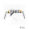 Rampe de feux haute avec feux ronds et gyrophares pour Scania 770S 1/14 - Lesu S-1247-D