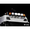 Top lightbar with rectangular spotlights and rotating beacons for Scania 770S 1/14 - Lesu S-1247-E