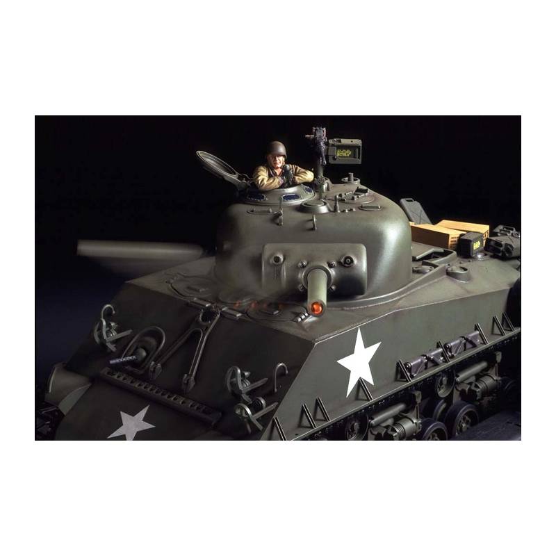 Tamiya RC Tank M4 Sherman 105mm Howitzer 1 16
