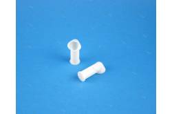 2 Ø9x20mm Ventilators in white resin