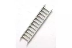 Grey plastic staircase 13mm x 57mm