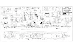 French Escorter "Maillé Brezé" 1/100 MRB Blueprints