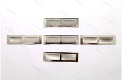 5 rectangular aerators 17x63mm