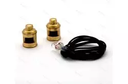 2 white navigation lights 3v Ø10 x 15mm