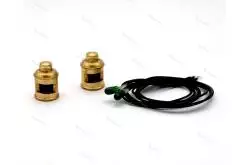 2 green navigation lights 3v Ø10 x 15mm
