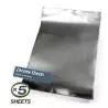 5 feuilles adhésives Chrome 280x195mm