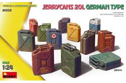 Jerrycans 20L German type 1/24 scale