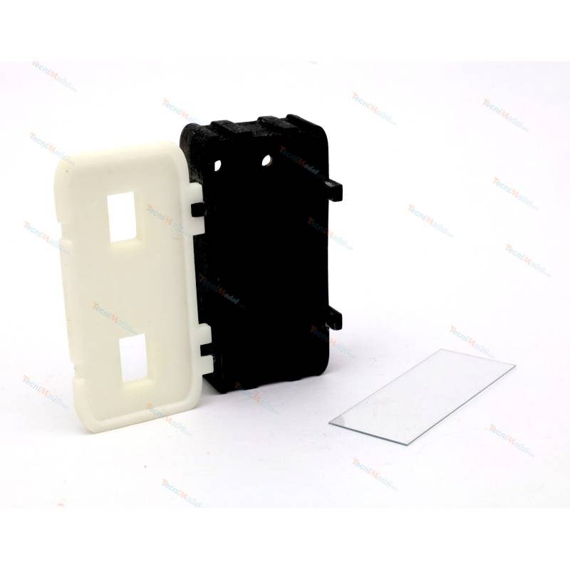 Armoire double fenêtre pour extincteur 9kg