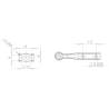 Trailer coupling for 1/14 RC truck - Carson 500907182