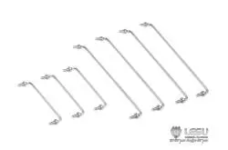 Ensemble de 7 mains-courantes en inox pour Globe Liner Tamiya - LESU GW-K011