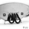 Back cab double exhaust with spotlights and dummy Ventilators for RC 1/14 truck - Lesu G-6273-A
