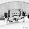 Back cab double exhaust with spotlights and dummy Ventilators for RC 1/14 truck - Lesu G-6273-A