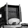 Échappement double dos cabine avec projecteurs et flexibles factices pour camion RC 1/14 - Lesu G-6273-A