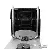 Échappement double dos cabine avec projecteurs et flexibles factices pour camion RC 1/14 - Lesu G-6273-A