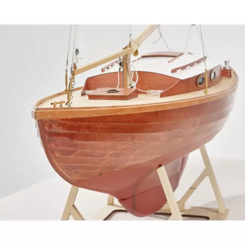 Voilier RC Folkeboot 1/7,6 en kit tout bois - Krick 20390