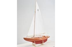 Folkeboot RC Sailboat 1/7.6 all-wood kit - Krick 20390