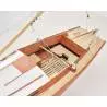 Pack Voilier RC Folkeboot 1/7,6 en kit tout bois + lest de quille - Krick 20390 et 20391