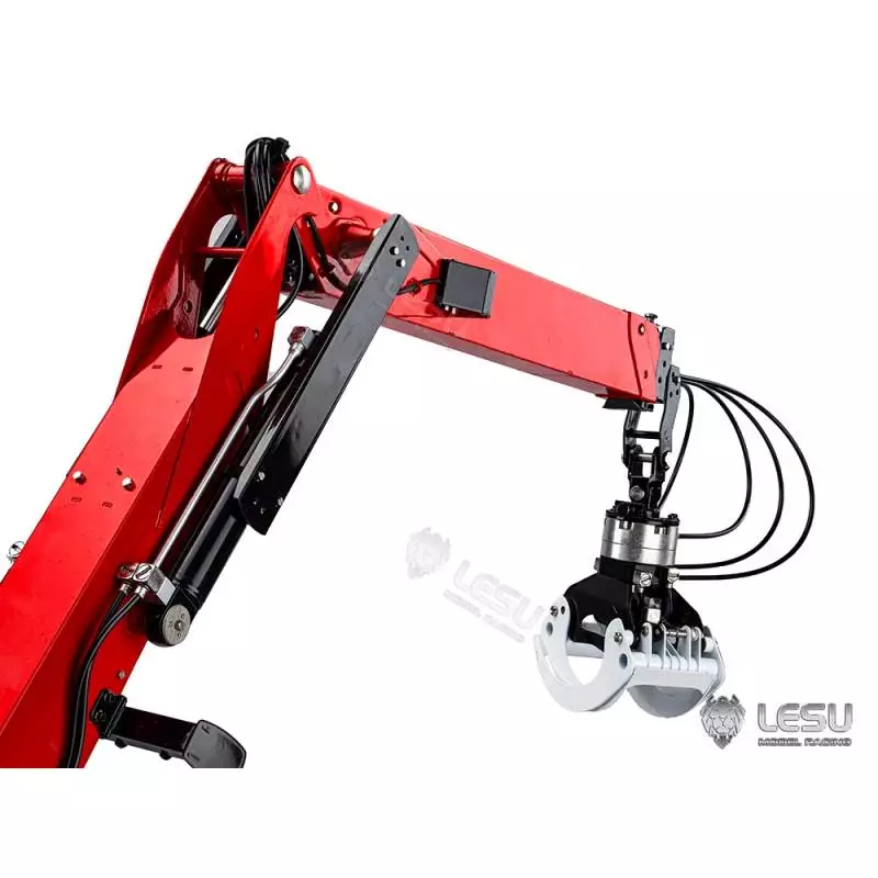Grue forestière hydraulique LESU en kit pour camions radiocommandés au 1/14 - LESU LS-A0002-KIT