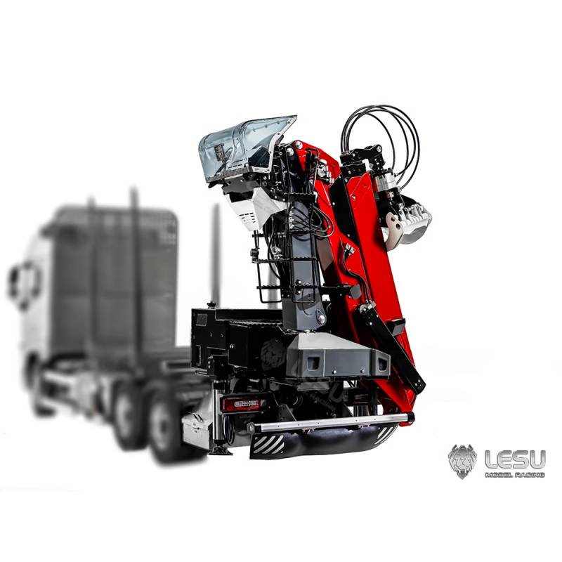 LESU hydraulic forestry crane kit for 1/14 radio-controlled trucks - LESU LS-A0002-KIT