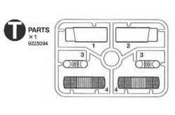 Grappe T Scania (vitres de feux)