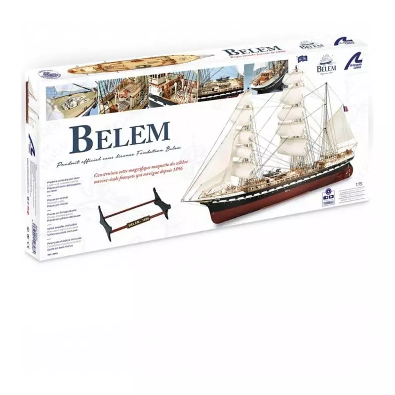 Maquette en bois à construire du voilier BELEM au 1/75 de Artesania Latina 22519.
