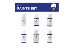 Acrylic paint set for BELEM kit by Artesania Latina 277PACK2