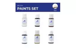 Pack Peinture Acrylique pour kit BELEM de Artesania Latina 277PACK2