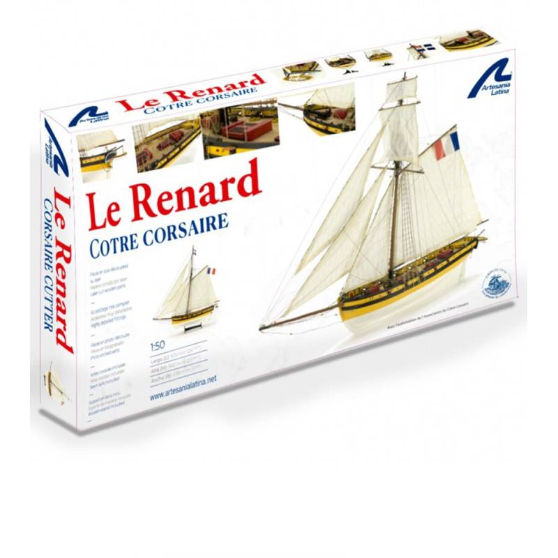 Le Renard Cotre Corsaire 1/50 de Artesania Latina 22401