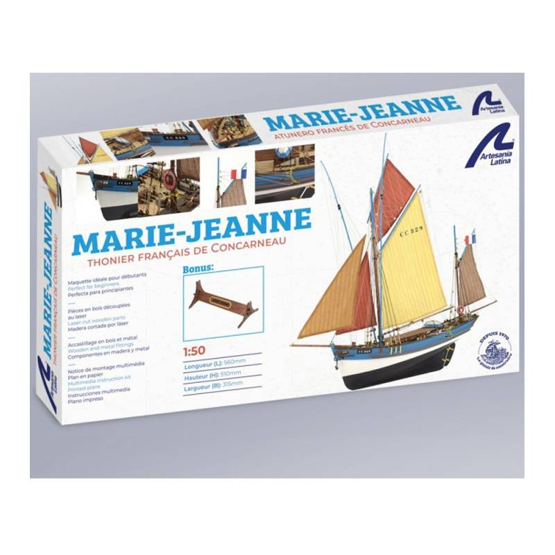 Tuna Fishing Boat "Marie-Jeanne" 1/50 kit by Artesania Latina 22175