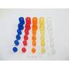 Ø12mm Round-top orange rotating beacon dome - Pistenking RX12-O